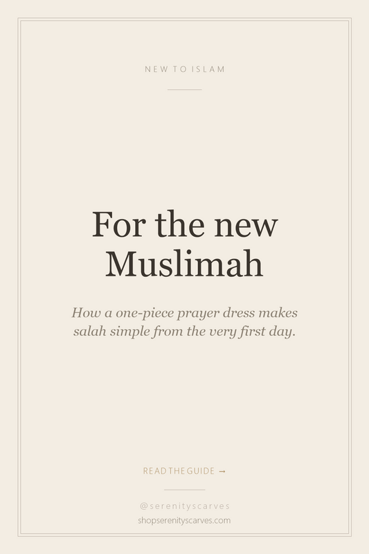 For the new Muslimah, a one-piece prayer dress guide | Serenity Scarves