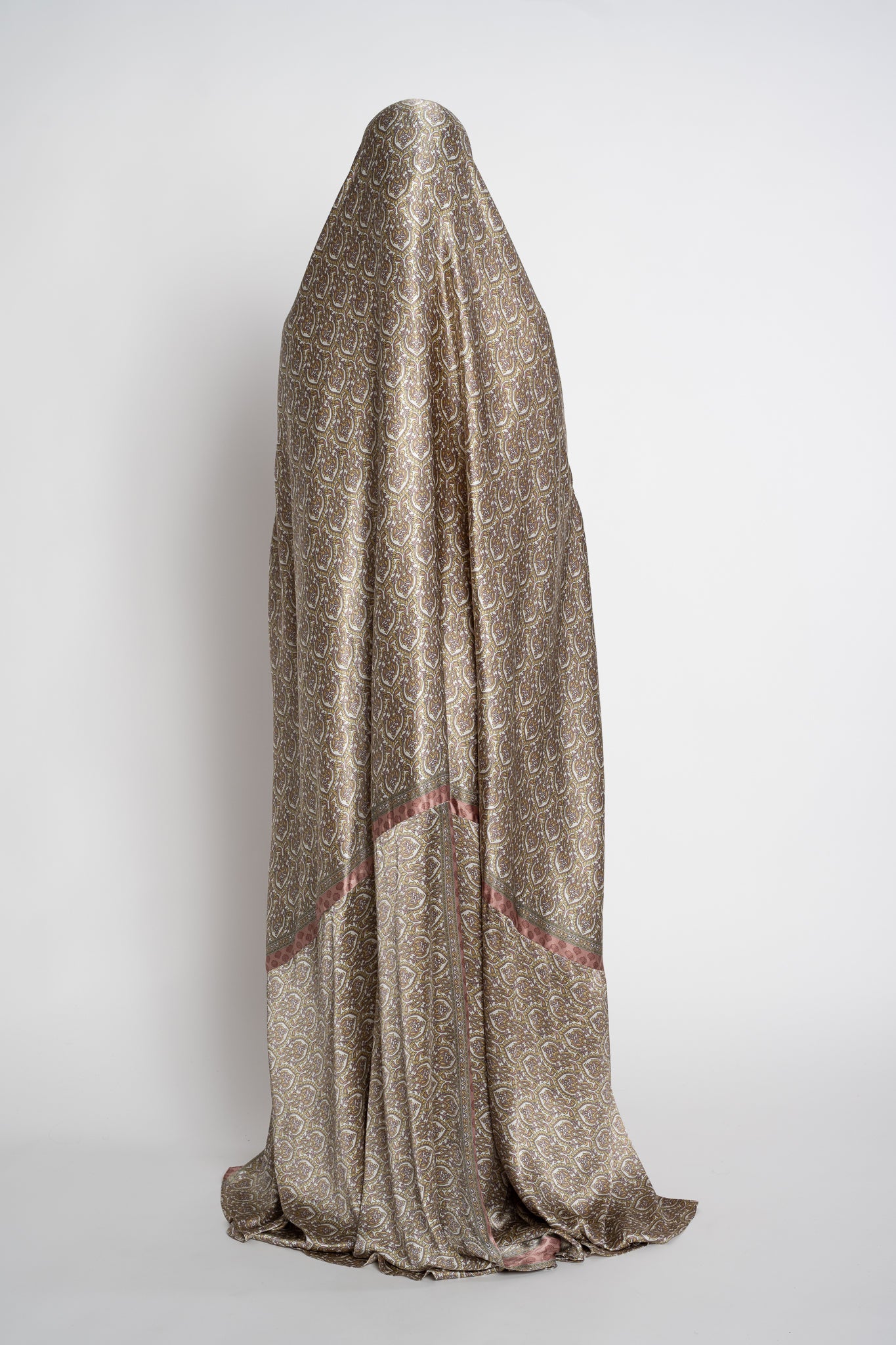 Rose one-piece prayer dress (Reflection print) | Serenity Scarves